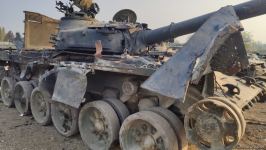 Erməni tankları ermənilərə qarşı (FOTO)