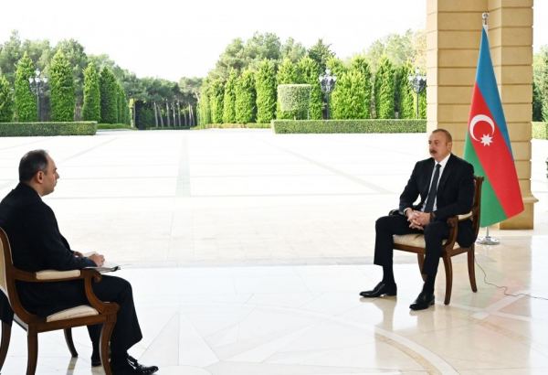 Zəfər xronikası. 28 oktyabr 2020-ci il: Prezident İlham Əliyev Rusiyanın İnterfaks agentliyinə müsahibə verib (FOTO/VİDEO)