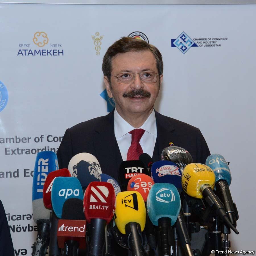 Azərbaycana dəstək üçün Bakıdayıq -  Türkiyənin Odalar və Borsalar Birliyinin prezidenti (FOTO)
