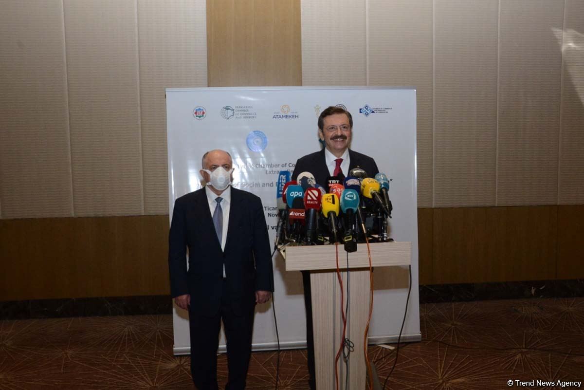 Azərbaycana dəstək üçün Bakıdayıq -  Türkiyənin Odalar və Borsalar Birliyinin prezidenti (FOTO)