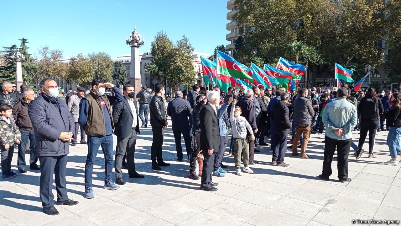 Gəncə Şuşanın azad olunmasını qeyd edir (FOTO/VİDEO)