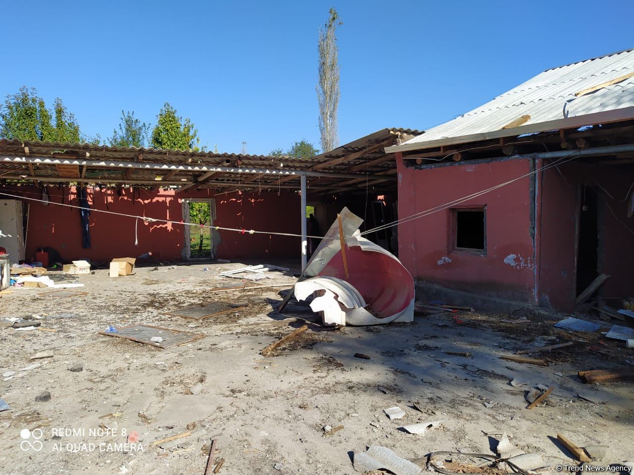 Ermənilər Tərtərin Əskipara kəndini artilleriya atəşinə tutdu, 20 ev tam dağıldı (FOTO)
