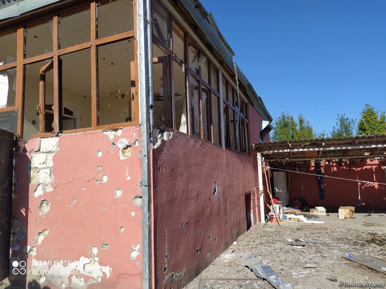 Ermənilər Tərtərin Əskipara kəndini artilleriya atəşinə tutdu, 20 ev tam dağıldı (FOTO)