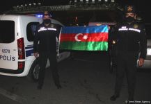 Bakı sakinləri səhərədək qələbəni qeyd etdilər (FOTO/VİDEO)