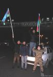 Bakı sakinləri səhərədək qələbəni qeyd etdilər (FOTO/VİDEO)