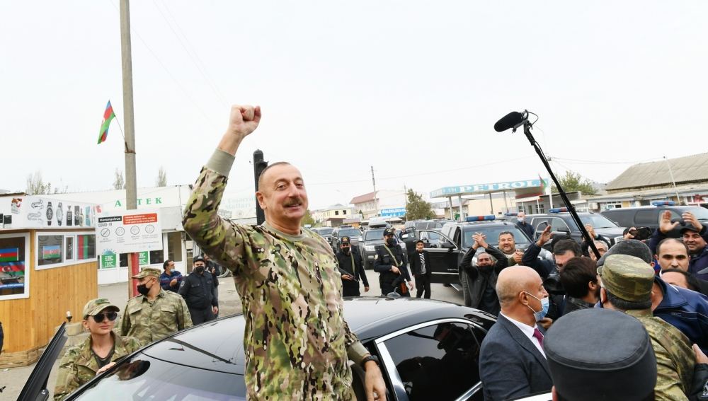 Prezident İlham Əliyev və birinci xanım Mehriban Əliyeva işğaldan azad edilmiş Füzuli və Cəbrayıl rayonlarında, o cümlədən Füzuli və Cəbrayıl şəhərlərində olublar (FOTO) (YENİLƏNİB)