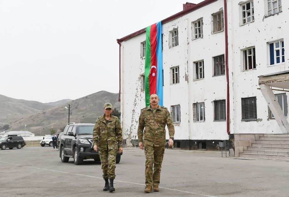 Prezident İlham Əliyev və birinci xanım Mehriban Əliyeva işğaldan azad edilmiş Füzuli və Cəbrayıl rayonlarında, o cümlədən Füzuli və Cəbrayıl şəhərlərində olublar (FOTO) (YENİLƏNİB)