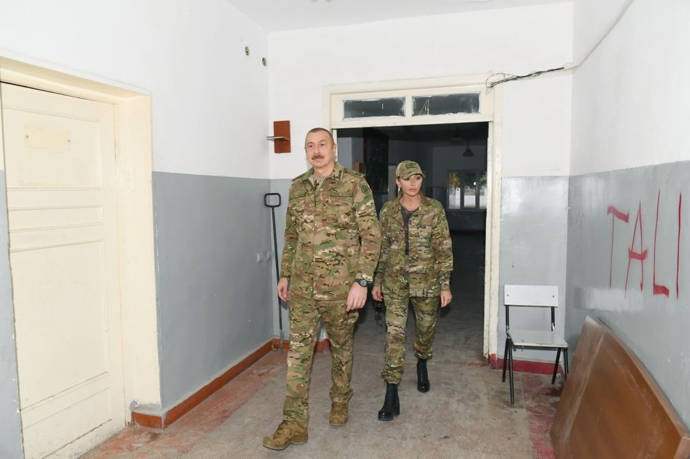 Prezident İlham Əliyev və birinci xanım Mehriban Əliyeva işğaldan azad edilmiş Füzuli və Cəbrayıl rayonlarında, o cümlədən Füzuli və Cəbrayıl şəhərlərində olublar (FOTO) (YENİLƏNİB)