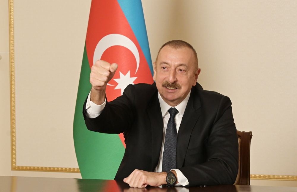 Prezident İlham Əliyev: Ağdamın işğaldan azad edilməsi şanlı hərbi Qələbə nəticəsində mümkün olub