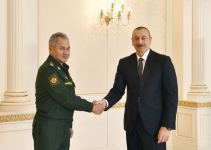 Prezident İlham Əliyev Rusiyanın müdafiə nazirinin başçılıq etdiyi nümayəndə heyətini qəbul edib (FOTO/VİDEO) (YENİLƏNİB)