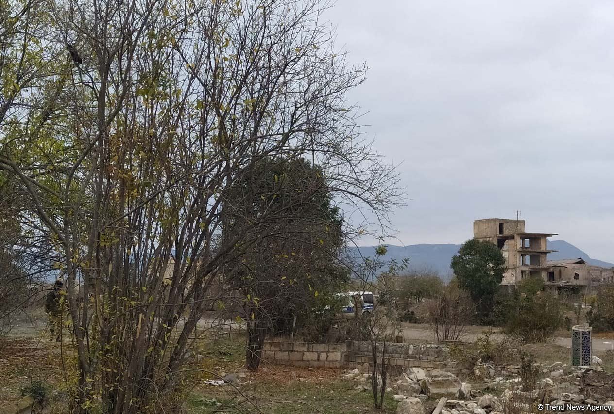 İşğaldan azad edilən Ağdam şəhərindən görüntülər