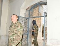 Prezident İlham Əliyev və birinci xanım Mehriban Əliyeva işğaldan azad edilmiş Ağdam şəhərində olublar (FOTO/VİDEO) (YENİLƏNİB-2)