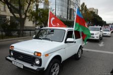 Kəlbəcərin işğaldan azad olunması münasibətilə yürüş keçirilir (FOTO)