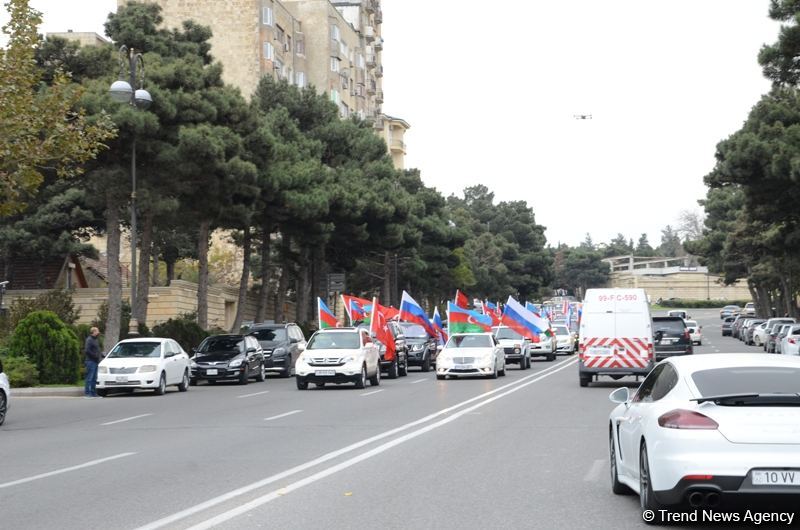 Kəlbəcərin işğaldan azad olunması münasibətilə yürüş keçirilir (FOTO)