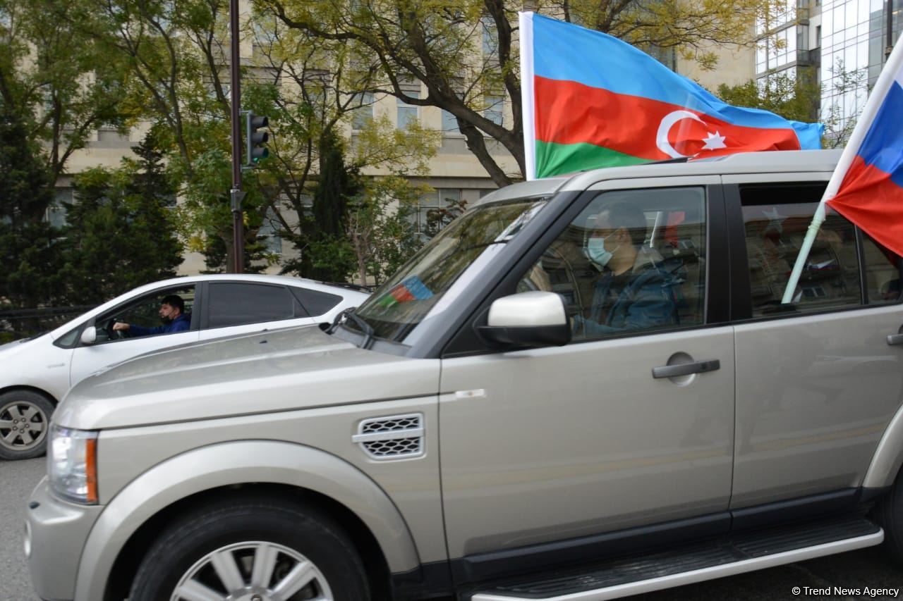 Kəlbəcərin işğaldan azad olunması münasibətilə yürüş keçirilir (FOTO)