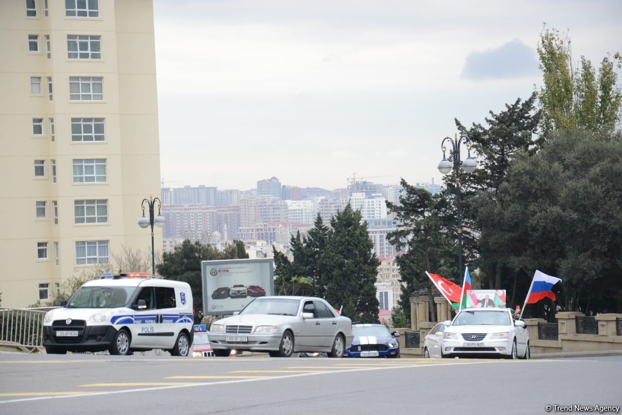 Kəlbəcərin işğaldan azad olunması münasibətilə yürüş keçirilir (FOTO)