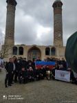 Hikmət Hacıyev, diplomatik nümayəndələr və "Qarabağ" klubu Ağdam məscidində (FOTO)
