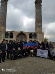 Hikmət Hacıyev, diplomatik nümayəndələr və "Qarabağ" klubu Ağdam məscidində (FOTO)