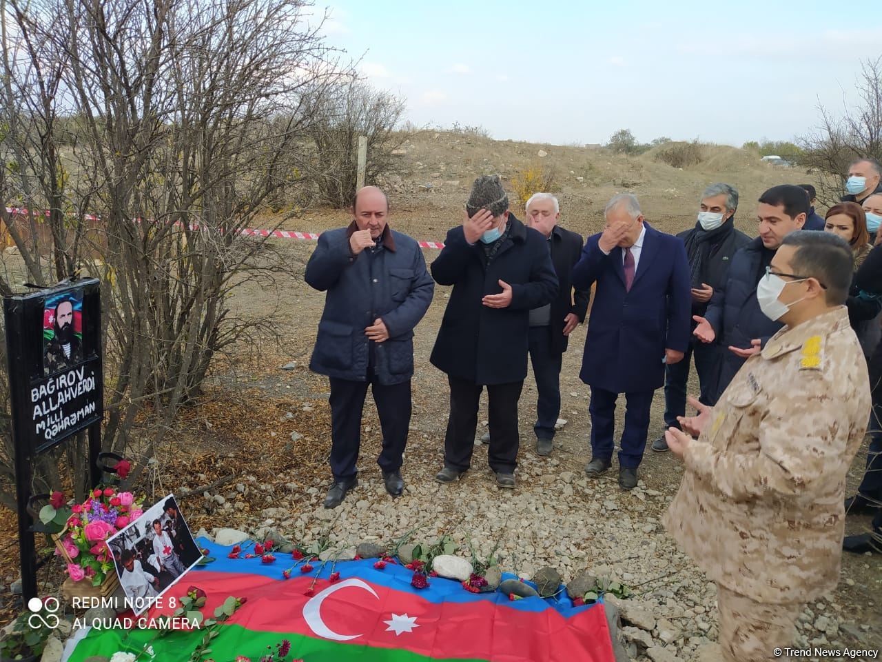 Hikmət Hacıyev, diplomatik nümayəndələr və "Qarabağ" klubu Ağdam məscidində (FOTO)