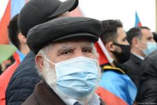Laçın sakinləri Şəhidlər Xiyabanını ziyarət ediblər (FOTO)