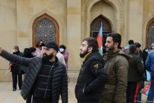 Laçın sakinləri Şəhidlər Xiyabanını ziyarət ediblər (FOTO)