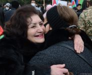 Laçın sakinləri Şəhidlər Xiyabanını ziyarət ediblər (FOTO)
