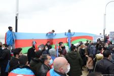 Laçın sakinləri Şəhidlər Xiyabanını ziyarət ediblər (FOTO)
