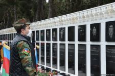 Laçın sakinləri Şəhidlər Xiyabanını ziyarət ediblər (FOTO)