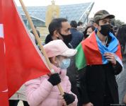Laçın sakinləri Şəhidlər Xiyabanını ziyarət ediblər (FOTO)