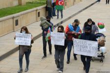 Laçın sakinləri Şəhidlər Xiyabanını ziyarət ediblər (FOTO)