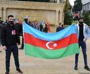 Laçın sakinləri Şəhidlər Xiyabanını ziyarət ediblər (FOTO)