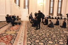 Heydər məscidində anım mərasimi keçirilib (FOTO)