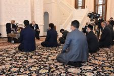 Heydər məscidində anım mərasimi keçirilib (FOTO)