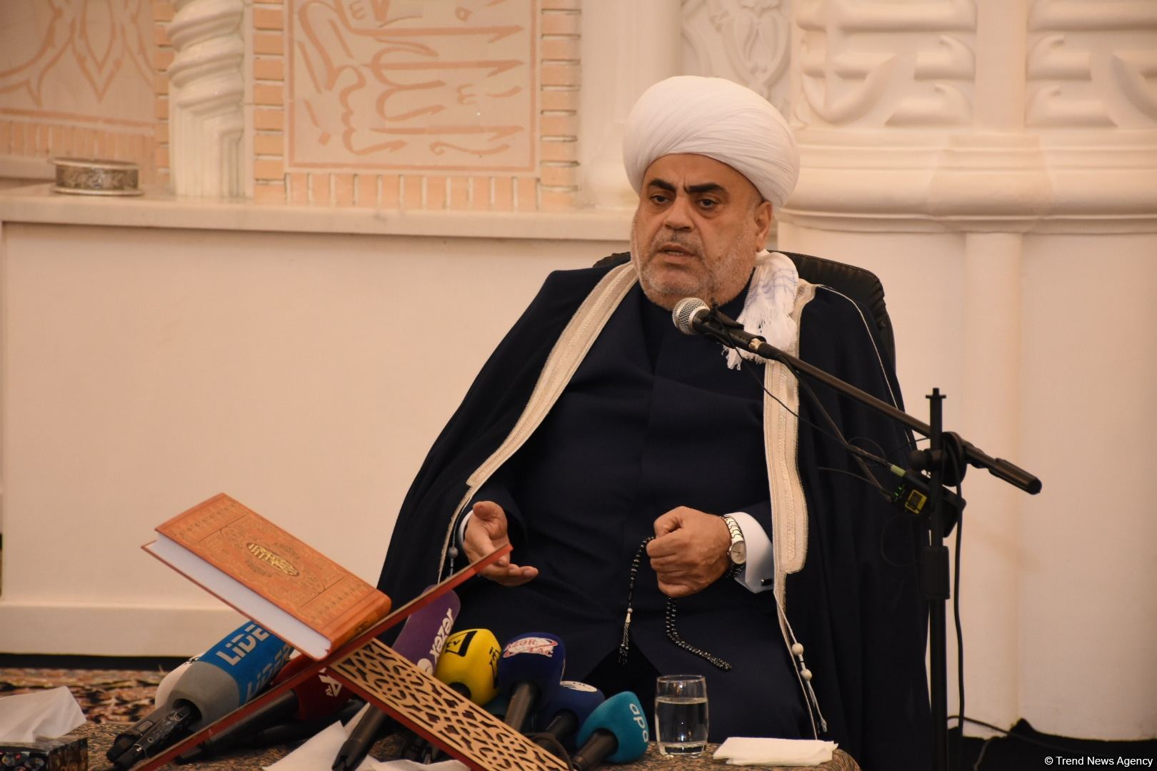 Heydər məscidində anım mərasimi keçirilib (FOTO)