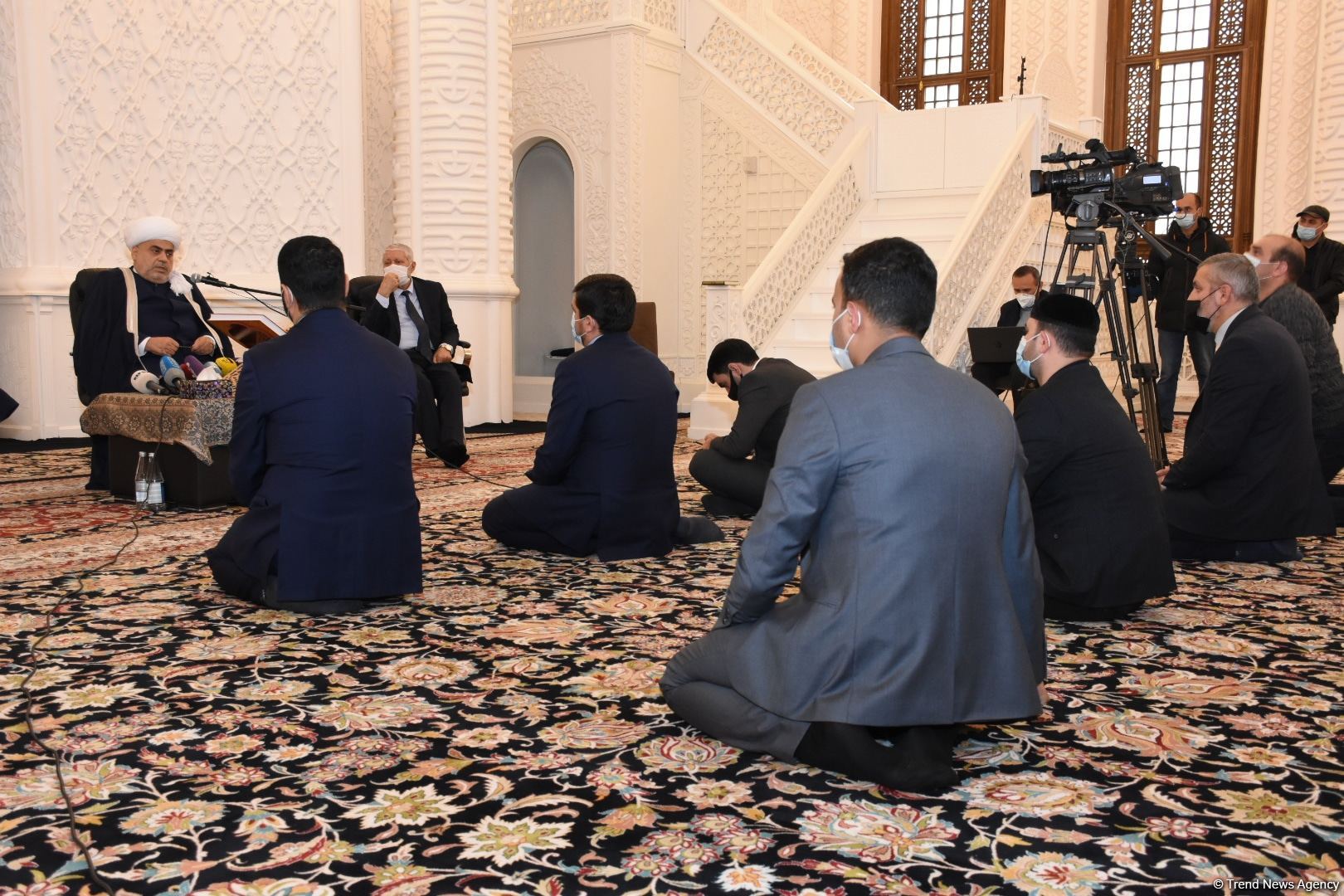 Heydər məscidində anım mərasimi keçirilib (FOTO)