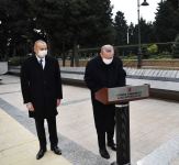 Prezident İlham Əliyev və Rəcəb Tayyib Ərdoğan Şəhidlər Xiyabanını ziyarət ediblər (YENİLƏNİB) (FOTO/VİDEO)
