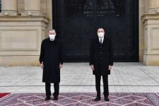 Türkiyə Prezidenti Rəcəb Tayyib Ərdoğanın rəsmi qarşılanma mərasimi olub (FOTO/VİDEO)