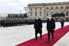 Türkiyə Prezidenti Rəcəb Tayyib Ərdoğanın rəsmi qarşılanma mərasimi olub (FOTO/VİDEO)