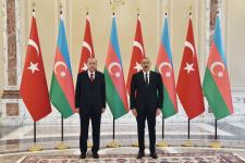 Türkiyə Prezidenti Rəcəb Tayyib Ərdoğanın rəsmi qarşılanma mərasimi olub (FOTO/VİDEO)