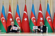 Prezident İlham Əliyev və Rəcəb Tayyib Ərdoğanın iştirakı ilə sənədlərin imzalanması mərasimi olub (FOTO/VİDEO) (YENİLƏNİB)