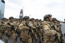 Prezident İlham Əliyev və Rəcəb Tayyib Ərdoğan Zəfər paradında iştirak ediblər (YENİLƏNİB-2) (FOTO/VİDEO)