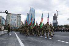 Prezident İlham Əliyev və Rəcəb Tayyib Ərdoğan Zəfər paradında iştirak ediblər (YENİLƏNİB-2) (FOTO/VİDEO)