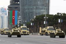 Prezident İlham Əliyev və Rəcəb Tayyib Ərdoğan Zəfər paradında iştirak ediblər (YENİLƏNİB-2) (FOTO/VİDEO)