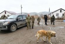 Prezident İlham Əliyev və birinci xanım Mehriban Əliyeva Qubadlı və Zəngilan rayonlarında olublar (FOTO/VİDEO) (YENİLƏNİB)