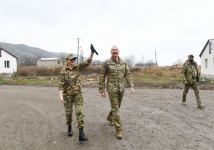Prezident İlham Əliyev və birinci xanım Mehriban Əliyeva Qubadlı və Zəngilan rayonlarında olublar (FOTO/VİDEO) (YENİLƏNİB)