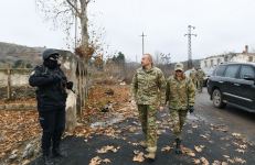 Prezident İlham Əliyev və birinci xanım Mehriban Əliyeva Qubadlı və Zəngilan rayonlarında olublar (FOTO/VİDEO) (YENİLƏNİB)