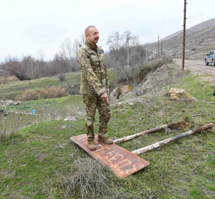 Prezident İlham Əliyev və birinci xanım Mehriban Əliyeva Qubadlı və Zəngilan rayonlarında olublar (FOTO/VİDEO) (YENİLƏNİB)