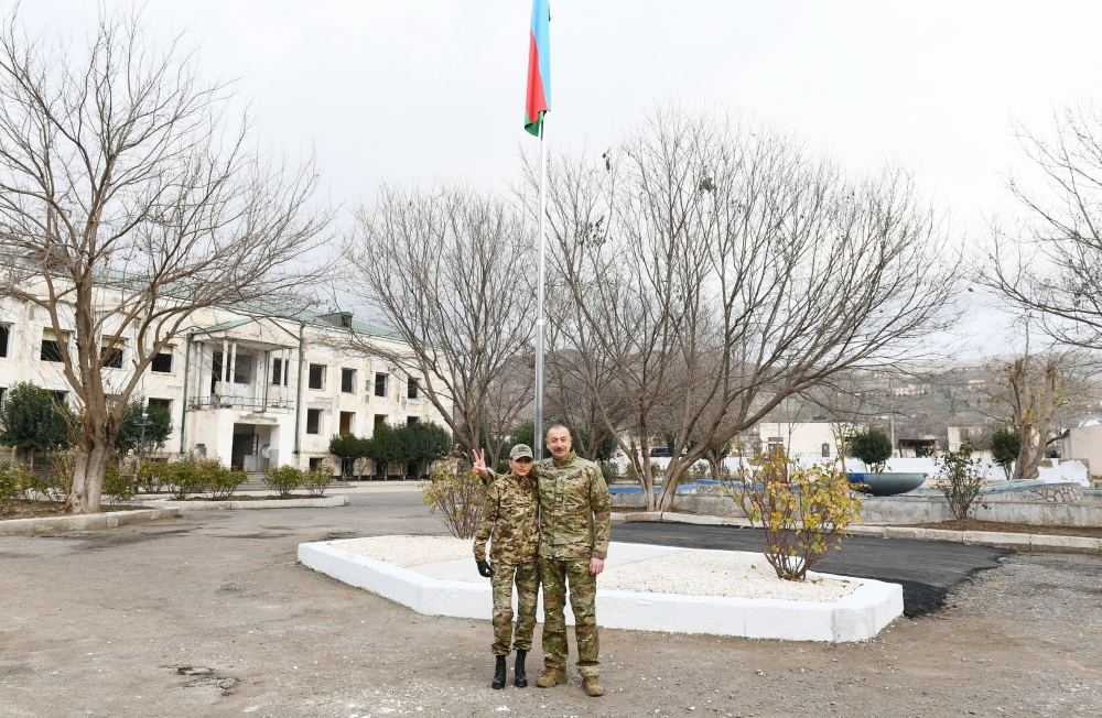 Prezident İlham Əliyev və birinci xanım Mehriban Əliyeva Qubadlı və Zəngilan rayonlarında olublar (FOTO/VİDEO) (YENİLƏNİB)