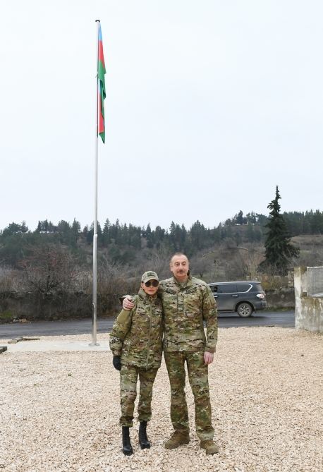 Prezident İlham Əliyev və birinci xanım Mehriban Əliyeva Qubadlı və Zəngilan rayonlarında olublar (FOTO/VİDEO) (YENİLƏNİB)