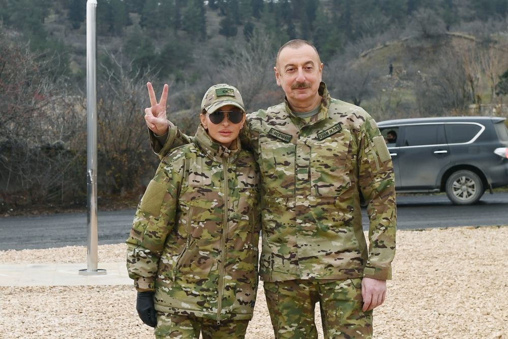 Prezident İlham Əliyev və birinci xanım Mehriban Əliyeva Qubadlı və Zəngilan rayonlarında olublar (FOTO/VİDEO) (YENİLƏNİB)